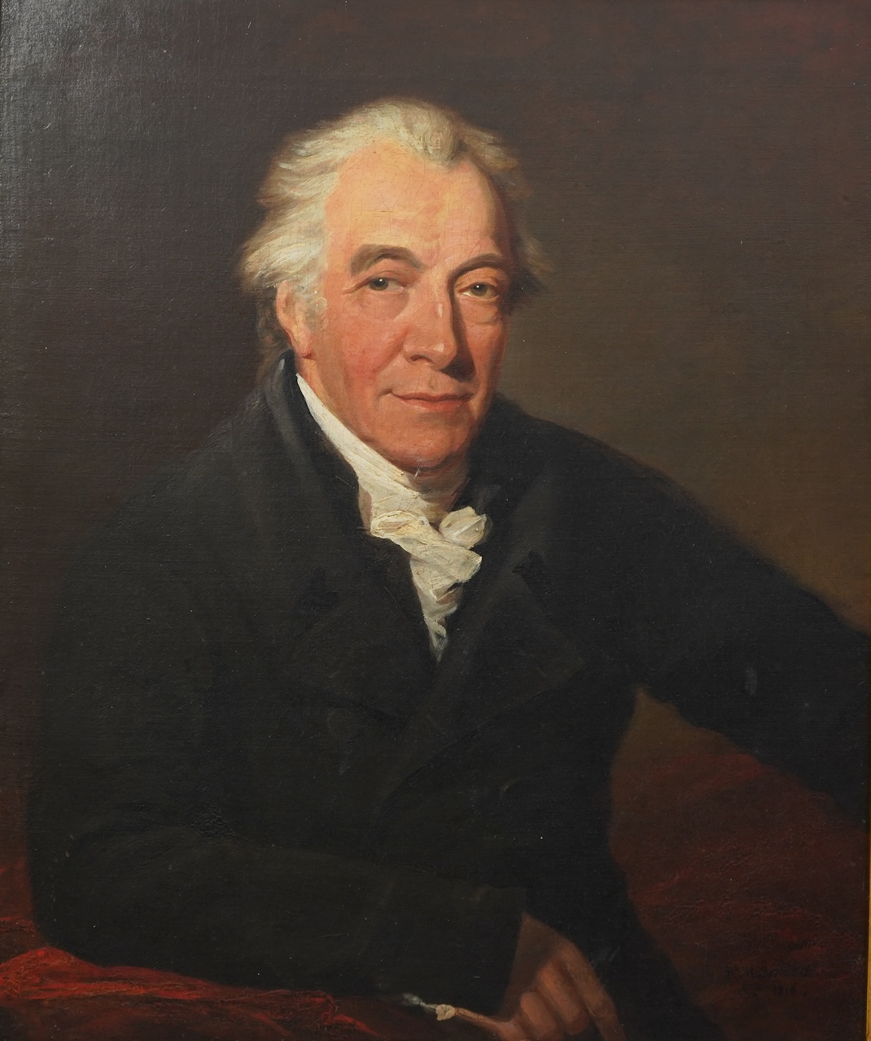 William Mineard Bennett (1778-1858), Portrait of Lewis Vulliamy (1749-1822)